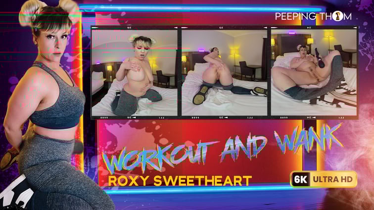 Sweaty Workout - Roxy Sweetheart Roxy Sweetheart Peeping Thom vr porn video