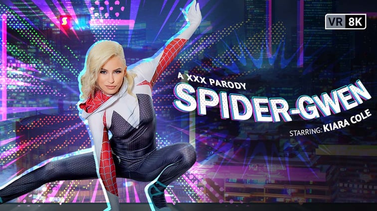 Spider-Gwen (A Porn Parody) Kiara Cole VR Conk vr porn video