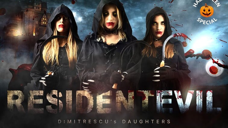 Resident Evil Village: Dimitrescu Daughters A XXX Parody Eveline Dellai, Lilly Bella, Silvia Dellai VRCosplayX vr porn video