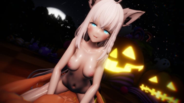 Hololive - Fubuki Halloween Riding (A XXX Parody) Fubuki Lewd FRAGGY vr porn video