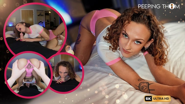 Gym Girl Loves Cum Katt Noir Peeping Thom vr porn video