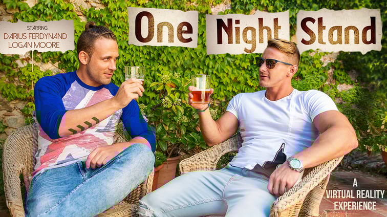[Gay] One Night Stand Darius Ferdynand, Logan Moore VRB Gay vr porn video