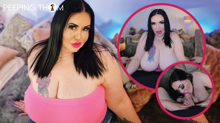 BBW Neighbour Interupts Study Time Mia Milf Peeping Thom vr porn video