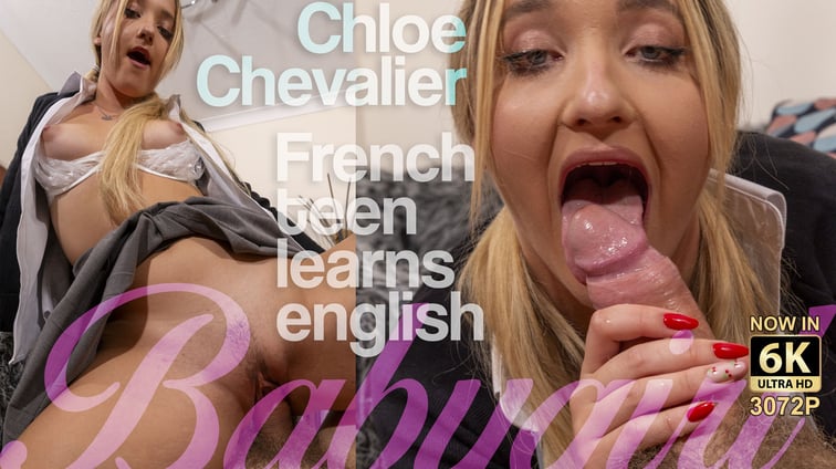 French Teen Learns English 3 Chloe Chevalier perVRt vr porn video
