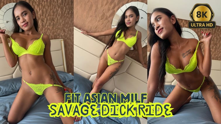 Fit Asian Milf Savage Dick Ride Cherry Lee AsianSexVR vr porn video