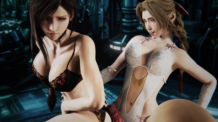 Double Pussyjob - Final Fantasy ft. Tifa Lockhart, Aerith Gainsborough, Rude (A XXX Parody) Aerith Gainsborough, Tifa Lockhart VReal_18K vr porn video