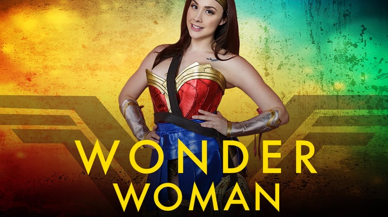 Wonder Woman A XXX Parody - Fucking Beautiful Sexy Brunette Chanel Preston VRCosplayX vr porn video