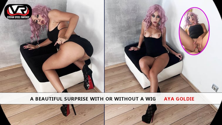 A Beautiful Surprise With Or Without A Wig Aya Goldie Stefan Steel Fantasy vr porn video