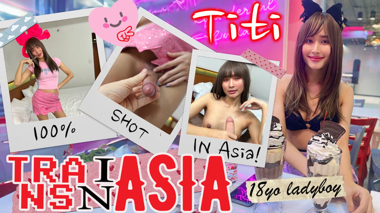[Trans] Sexy Virgin Ladyboy gives her first BJ ever! TITI TRANSinAsia vr porn video