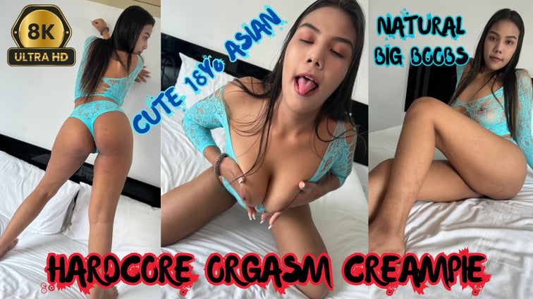 Cute 18yo Asian Hardcore Orgasm Creampie Natty Wong AsianSexVR vr porn video
