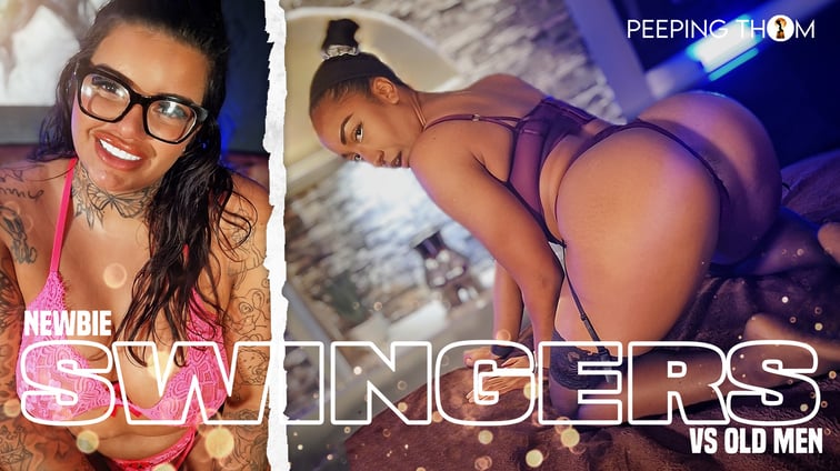 Interacial Swingers With Dirty Old Men Bambii Lew, Dink Lu Peeping Thom vr porn video