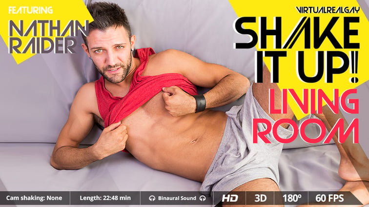 [Gay] Shake it up! Living room Nathan Raider VirtualRealGay vr porn video