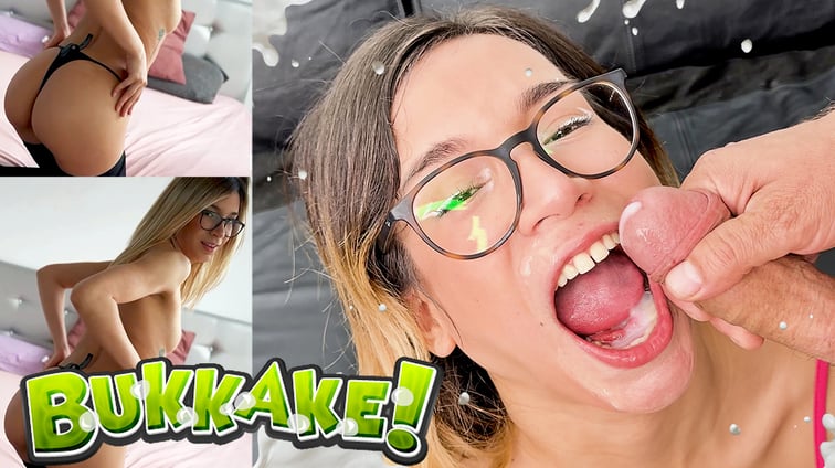 The Blonde Geeky CumSucker Wants More Cocks Megan Love PutaLocura vr porn video
