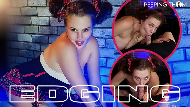 Edging - Nerdy Kora Visits The Red Room Kora Peeping Thom vr porn video