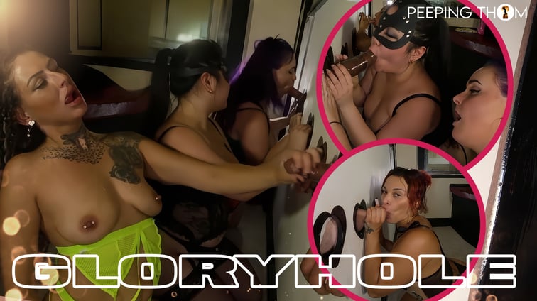 Public Glory Hole Series 2 Asian Ivy, Ebony Louise Peeping Thom vr porn video