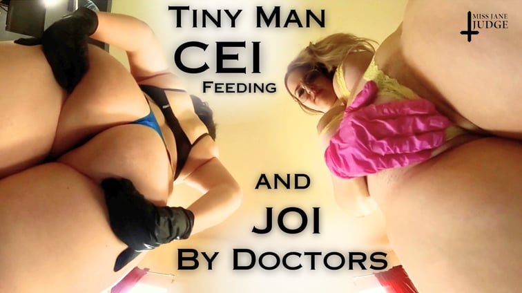 Tiny Man CEI Feeding and JOI by Doctors Codi Vore, Jane Judge Jane Judge vr porn video