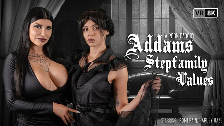 Addams Stepfamily Values (A Porn Parody)  VR Conk vr porn video