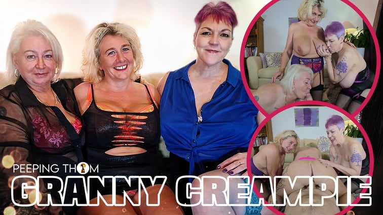 Granny Foursome Camilla Creampie Camilla Creampie, Ladybird, Lexsi Peeping Thom vr porn video