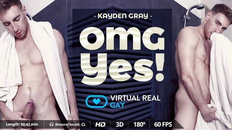 [Gay] OMG Yes! - Polish Brunette Kayden Grey Solo Kayden Gray VirtualRealGay vr porn video