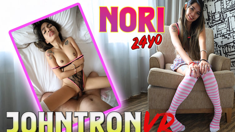 Thai Supermodel Tries Porn For The First Time NORI JohnTronVR vr porn video