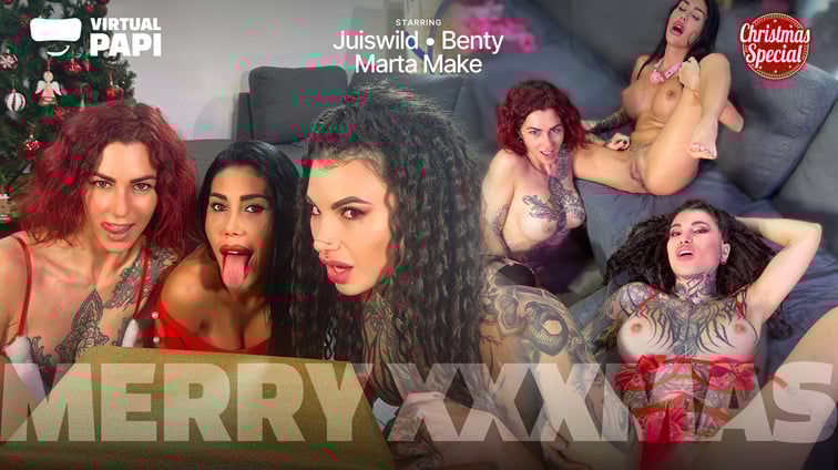Merry XXXMas (Christmas Special) Benty, Juis Wild, Marta Make Virtual Papi vr porn video