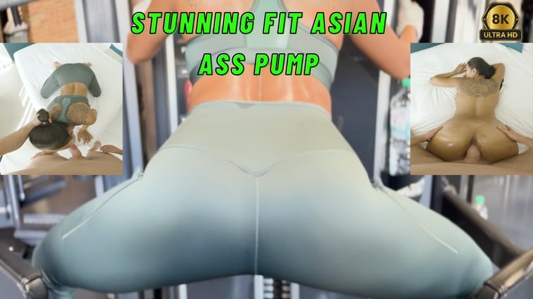 Stunning Fit Asian Ass Pump Cherry Lee FitLoversVR vr porn video