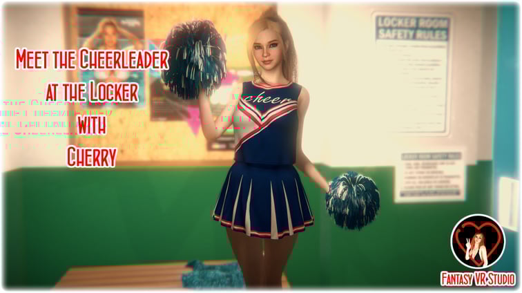 Meet the Cheerleader at the Locker - Cherry  FantasyVR Studio vr porn video