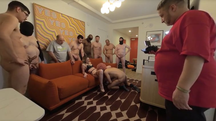 Behind the Scenes Clips from Sweet Sophia Gangbang Sweet Sophia TadPoleXXXStudio vr porn video