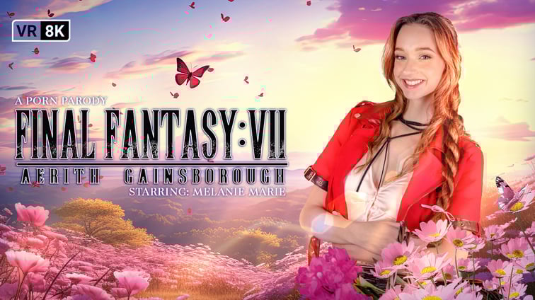 Final Fantasy VII: Aerith Gainsborough (A Porn Parody) Melanie Marie VR Conk vr porn video