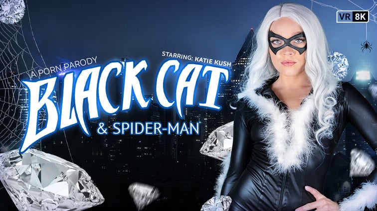 Black Cat & Spider-Man (A Porn Parody) Katie Kush VR Conk vr porn video