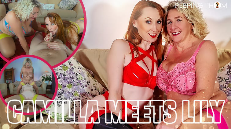 Camilla And Lily Kink Get Down And Dirty Camilla Creampie, Lily Kink Peeping Thom vr porn video