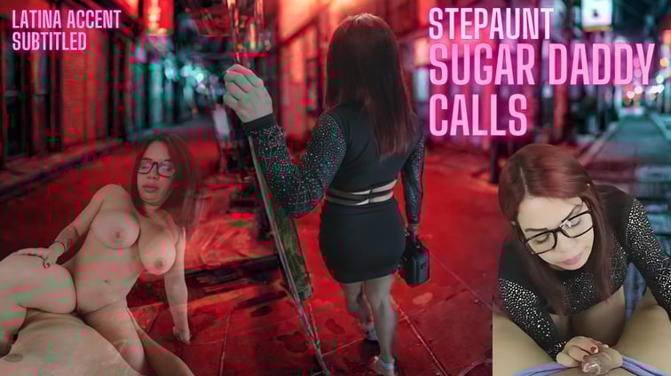Your Old Step Auntie´s Likes Older Men - Spanish Accent Night Adventures Luna PLAYVR vr porn video