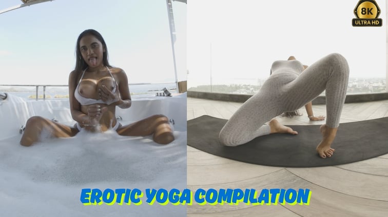 Erotic Yoga Compilation Cherry Lee FitLoversVR vr porn video