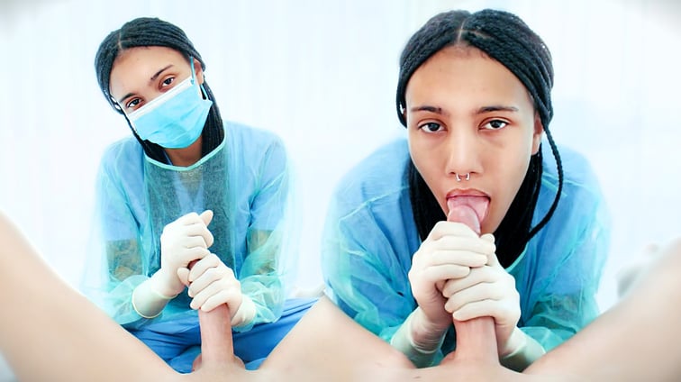 "Surgeon Extracts & Eats Patients Semen Post-Op" Lisa Cruz MedFetVR vr porn video