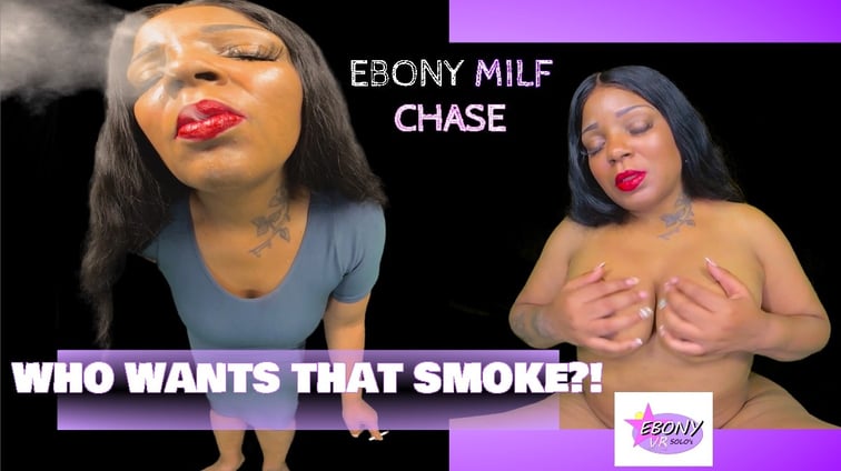 Smoking Hot Ebony Stepmom Chase - MILF Smoking Fantasy [Passthrough] Chase Ebony VR Solos vr porn video