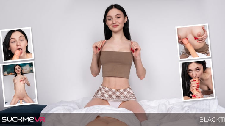 Black Tina Is A Polish Doll With A Stretchy Little Pussy Black TIna Suck Me VR vr porn video