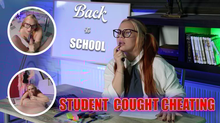 BACK TO SCHOOL! STUDENT CAUGHT CHEATING Anja Amelia, Sabien DeMonia SkyHighVR vr porn video
