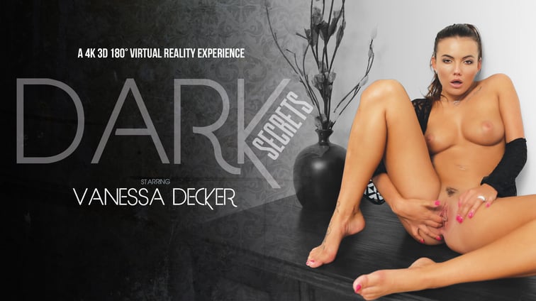 Dark Secrets - Hot Brunette Vanessa Decker Solo Vanessa Decker VR Bangers vr porn video