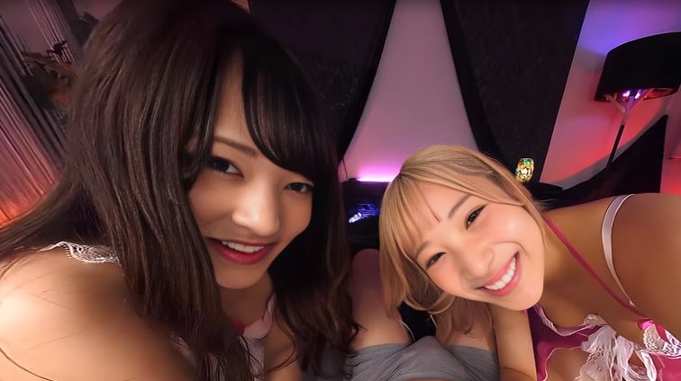Double Cute Girls Nonstop Tease Intense Sensory Play Trio Pt.1 Mikako Abe, Noa Eikawa SOD Harem vr porn video