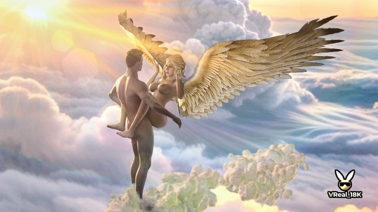 Fuck a Hot Angel (OC) as a Spicy Reception in Heaven!  VReal_18K Premium vr porn video