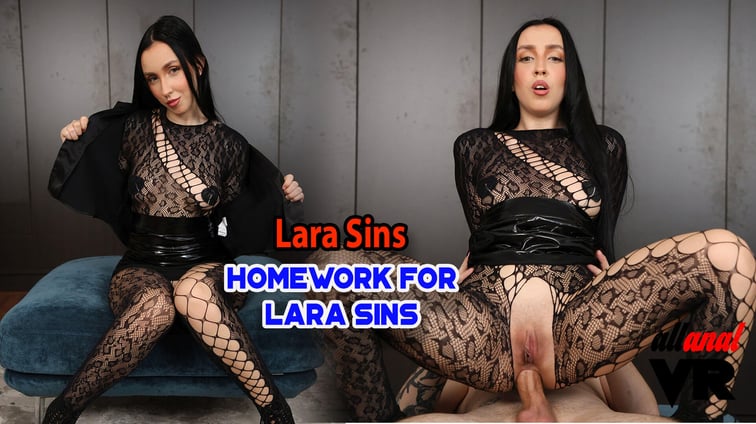 Homework for Lara Sins Lara Sins All Anal VR vr porn video