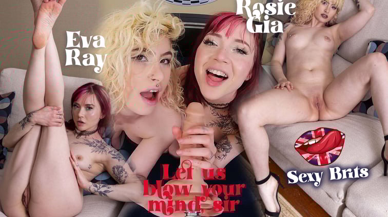 Let Us Blow Your Mind (Dick) Sir Eva Ray, Rosie Gia AllVRPorn vr porn video