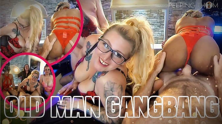 Loula Bella and Ashley - Old Man Gangbang Belle Reynolds, Loula Lou Peeping Thom vr porn video