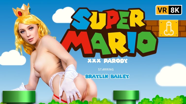 Super Mario (A XXX Parody) Braylin Bailey VR Conk vr porn video