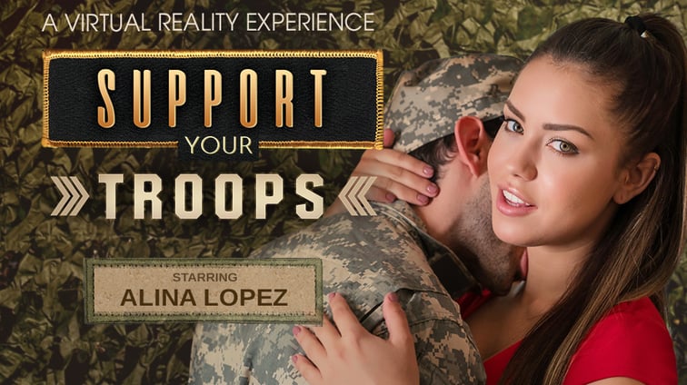Support Your Troops! - Charmed Forces Alina Lopez VR Bangers vr porn video