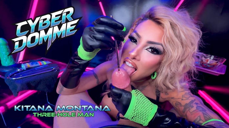 Three-Hole Man Kitana Montana CyberWorldVR vr porn video