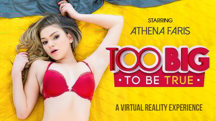Too Big To Be True - Teen Gets Stretched Athena Faris VR Bangers vr porn video