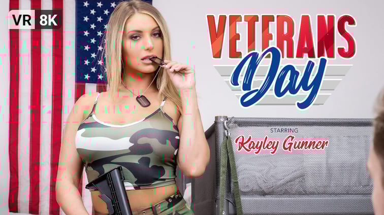 Veterans Day Kayley Gunner VR Bangers vr porn video