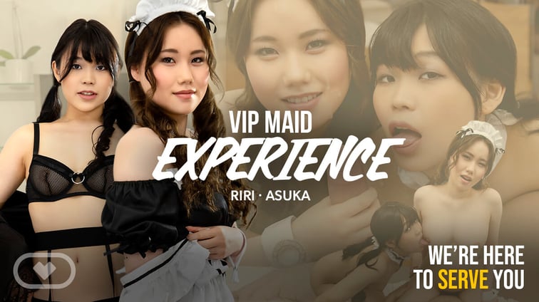VIP Maid Experience Asuka Tenshi, Riri Virtual Real Porn vr porn video