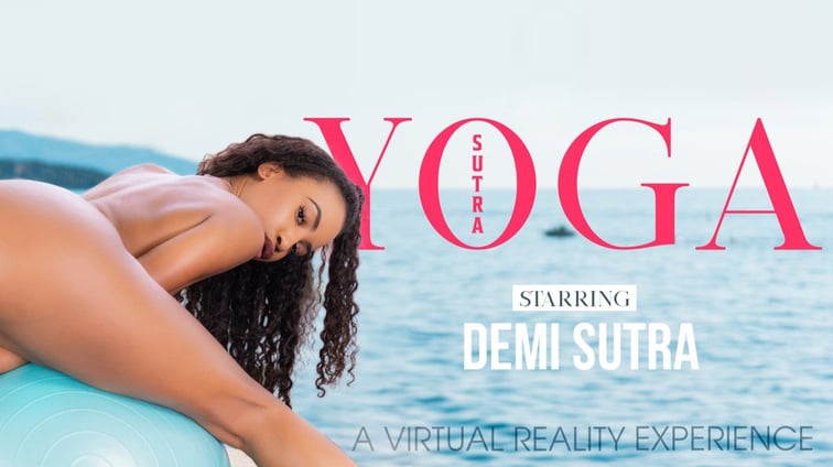 Yoga Sutra - Black Chick Stretches Herself Demi Sutra VR Bangers vr porn video
